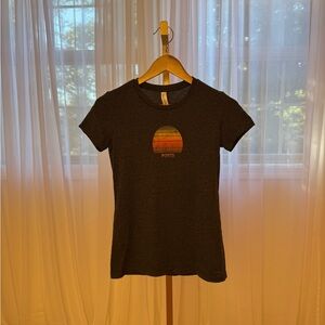 Bella Canvas Women's Black Tee with Colorful Graphic